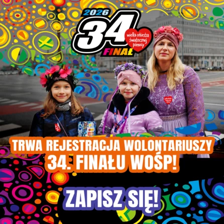 Ruszyła rejestracja wolontariuszy na 34. Finał WOŚP