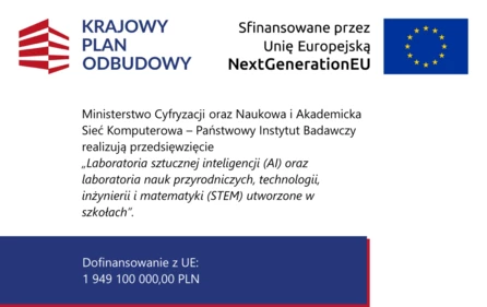 Laboratoria sztucznej inteligencji (AI) oraz laboratoria nauk przyrodniczych, technologii, inżynierii i matematyki (STEM) utworzone w szkołach